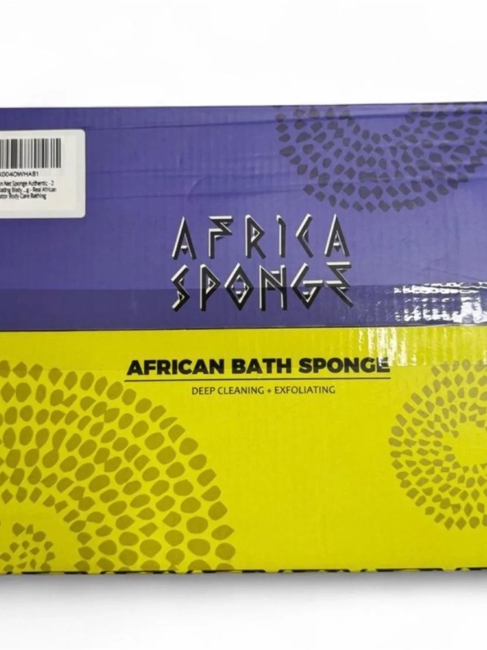 African Bath Sponge - Purple (2 Pack)